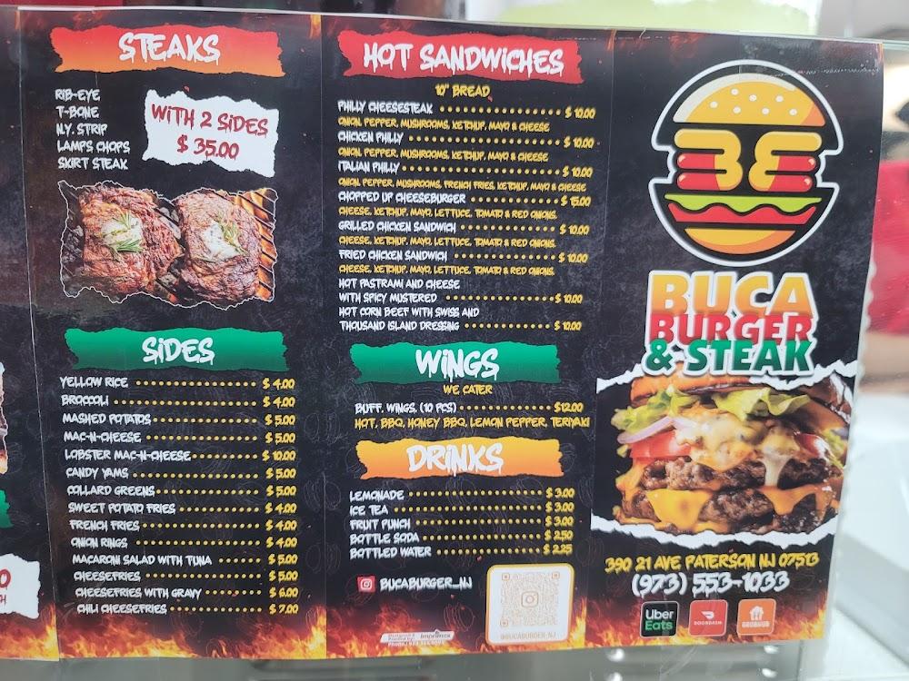 Buca Burger & Steak Menu image 2